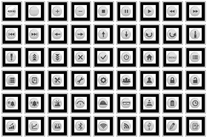 round icons