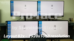 Layout - 822 Multi-Monitor 4 Displays | Pro-face Website